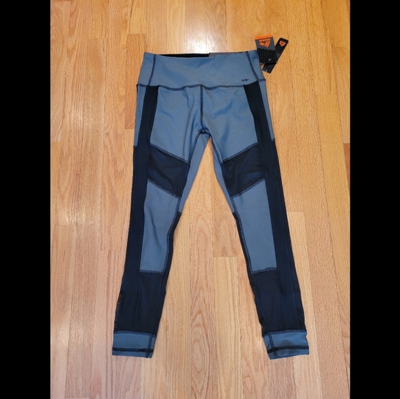 RBX Pants - NWT RBX Ankle Length Mesh Panel Leggings